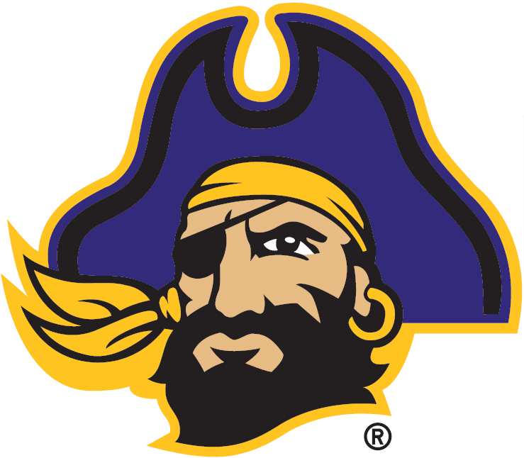 East Carolina Pirates 2014-Pres Secondary Logo iron on transfers for T-shirts